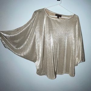 Dana Buchman Gold Batwing Blouse